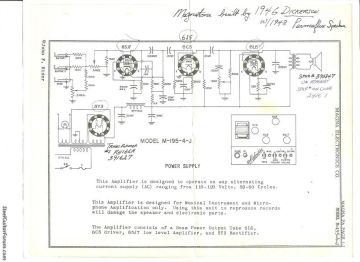Magnatone_Dickerson-M195 4J_Melodier-1946.Amp preview
